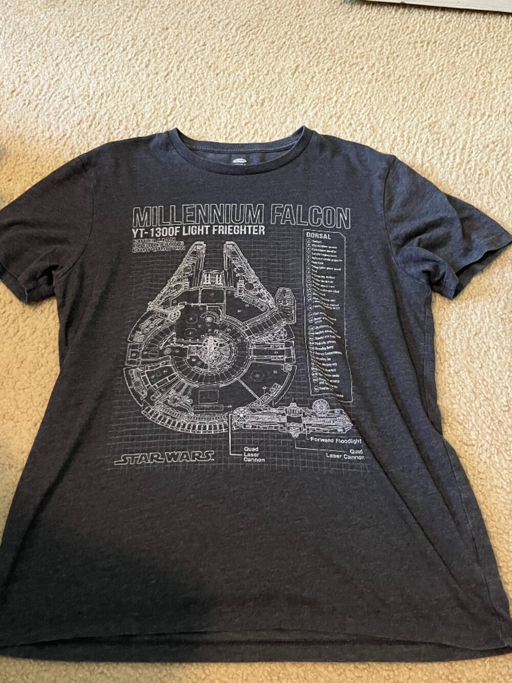 Star Wars Millennium Falcon Tee | Size M
